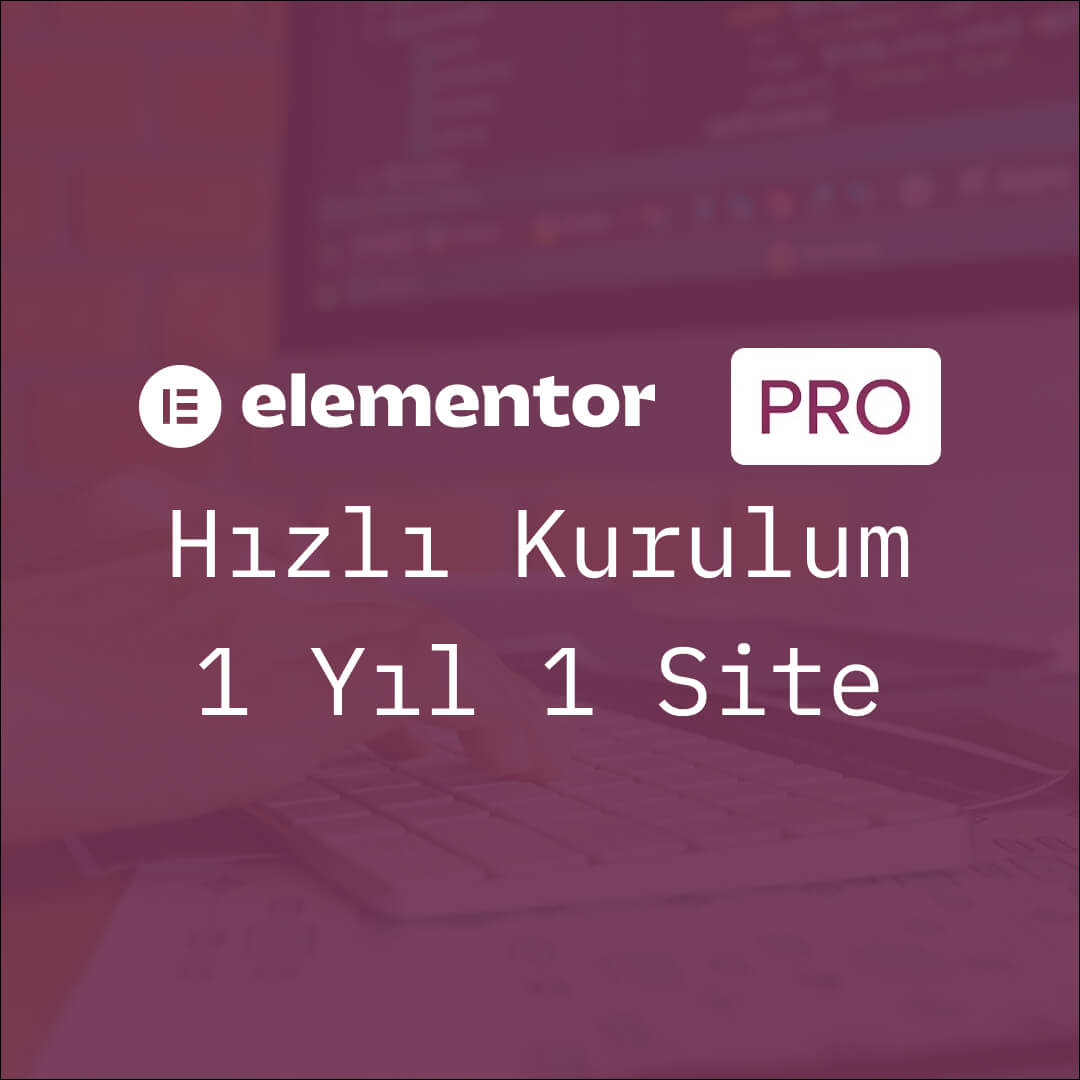 Elementor Pro Lisansı - WordPress Site Eklentisi